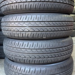 【良品】155/65R14 ヨコハマブルーアース夏タイヤ4本セット軽四軽トラの画像