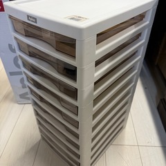 Aplos アプロス A4浅型10段 レターケース アイボリーの画像