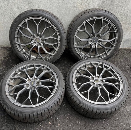 18インチ タイヤホイールセット LM SPORT  レアマイスター　7.5j +53 PCD100 5穴