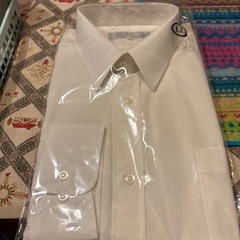 新品
ワイシャツ白　ストライプ柄ＬＬサイズの画像