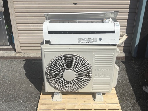? 日立 白くまくん ルームエアコン 2020年製 14畳用 200V RAS-D40K2 室外機セット