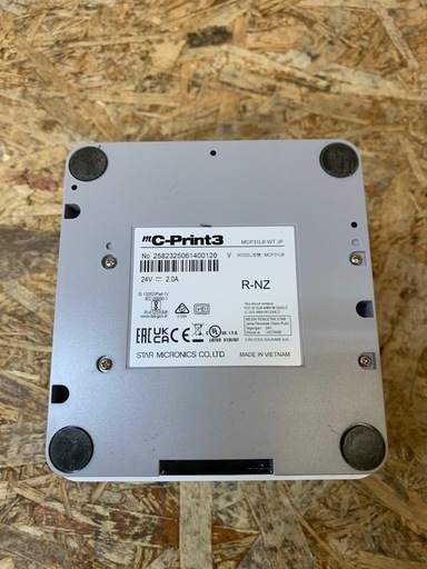 A80408 スター精密 サーマルレシートプリンター mC-Print3 MCP31LB WT JP ホワイト W132D140H12