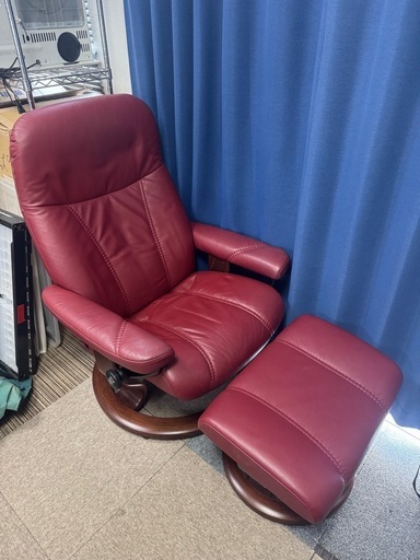 無料配送エリアあり　エコーネス ストレスレス コンサル Mサイズ 本革　正規品