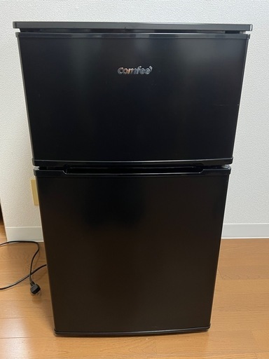 comfee 冷蔵庫 RCT90BL(E) 90L 一人暮らし 左開き