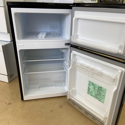【ドリーム池田店】◎ジモティー割対象品◎ヤマダ 2ドア冷蔵庫87L YRZ-C09LK 2023年製 【09495】