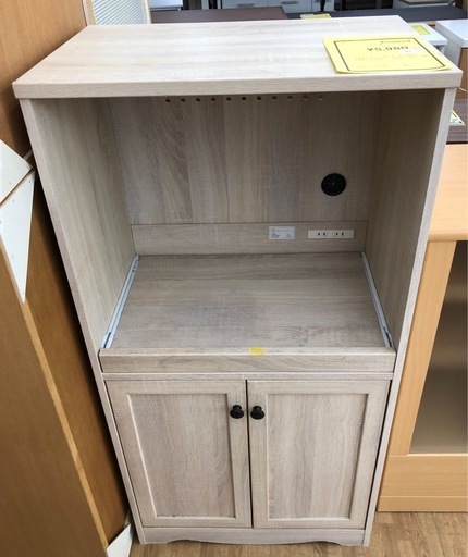 【ドリーム川西店御来店限定】☆ジモティー見たよ♪割引☆  レンジ台  クリーニング済み 【2125560000061815】