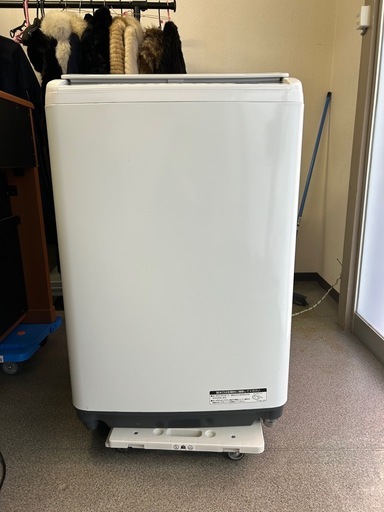 日立　全自動洗濯機　ビートウォッシュ　BW-V80EE7 2020年製　B446