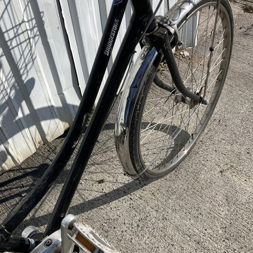中古　自転車　ブリヂストン　　黒✖️シルバー