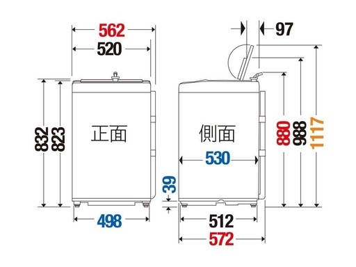 洗濯機　Panasonic  値下げ交渉可能