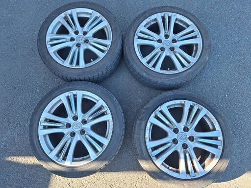 【レクサス】ホイール付タイヤ（ブリヂストン）4本セット　235/45R18