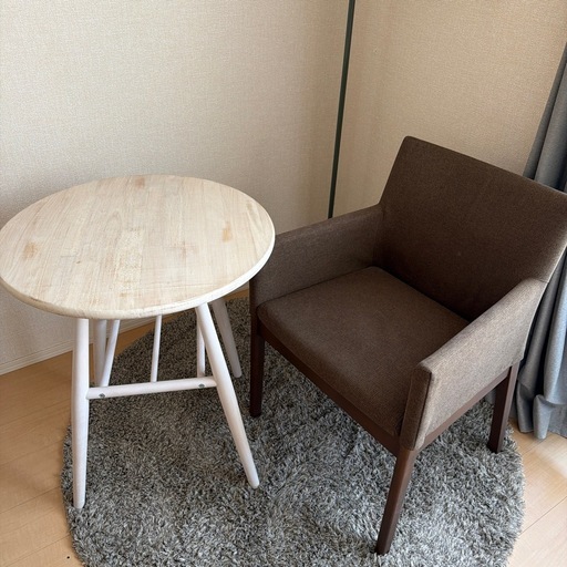 ニトリ ダイニングチェア　テーブルセット カフェ風