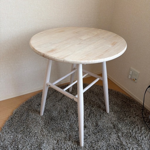 ニトリ（NITORI） ダイニングテーブル4点セット(DTアルナスDF135LBR ニトリ ダイニングチェア　テーブルセット カフェ風