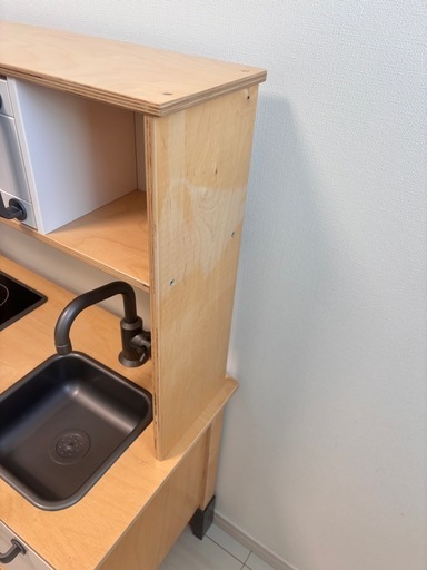 おままごとキッチンIKEA、アンパンマン　レジスター、ショッピングカート、冷蔵庫、炊飯器、皿、カトラリー　おままごと一式