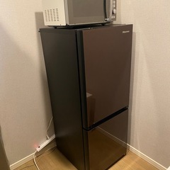冷蔵庫+電子レンジの画像