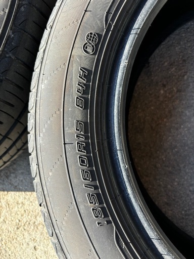 DUNLOP タイヤ4本セット　185/60R15 23年製