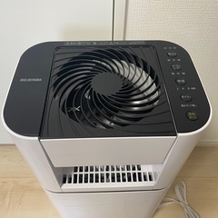 【美品】アイリスオーヤマ サーキュレーター衣類乾燥除湿機 IJD-150-W 2025年製の画像