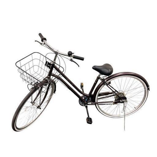 MOLLS モーリス カジュアルD 自転車 外装6段変速 27インチ マットブラウン SGK-1045　G332 お出かけ 大きめかご