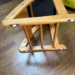 木製ベビーチェア／学習椅子（高さ調整可・日本製）の画像