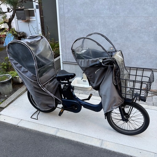 電動自転車　　パナソニック　子供乗せ　前後ろ子供座席付き　　定価170,000