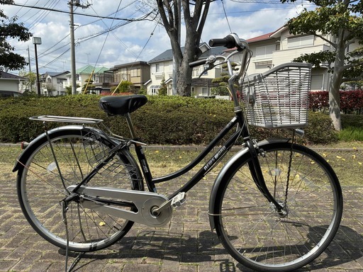 丸石 自転車 3段変速 オートライト 黒 NEWS WORD　27インチ