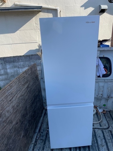 北九州市内配送無料　保証付き 2024年製冷蔵庫 ホワイト HR-D1701W [175L /2ドア /右開きタイプ]