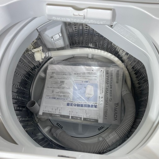 ?激安?動作確認済み✅?自社配送??保証付き?高年式2024年製　YAMADA 5.5KG全自動洗濯機　YWM-T55LW