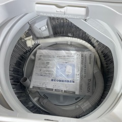 💥激安💥動作確認済み✅🚚自社配送🚚🏅保証付き🏅高年式2024年製　YAMADA 5.5KG全自動洗濯機　YWM-T55LWの画像