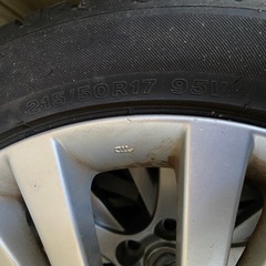 215/50R17 マツダ純正アルミホイール　バリ山の画像