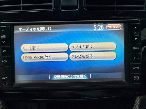 LA100S　後期ムーブカスタム　純正メモリーナビ　86100-B2110