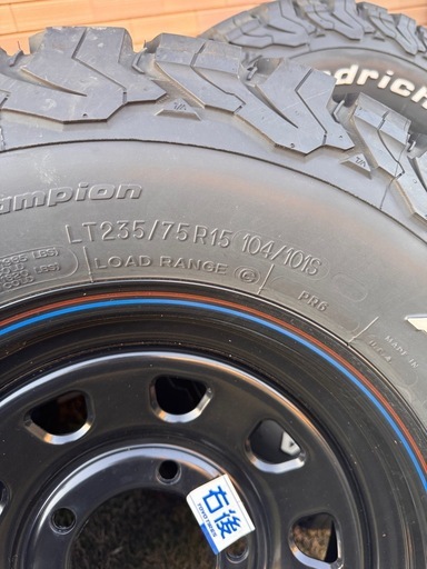 BFグッドリッチ T/A  235/75r15     ジムニーシエラ/ノマド