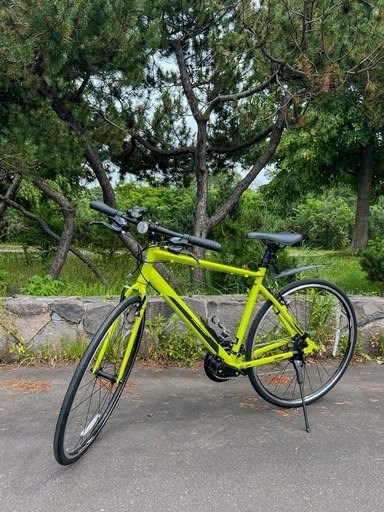クロスバイクPRECISION　S　ドリンクホルダー、チェーン付き