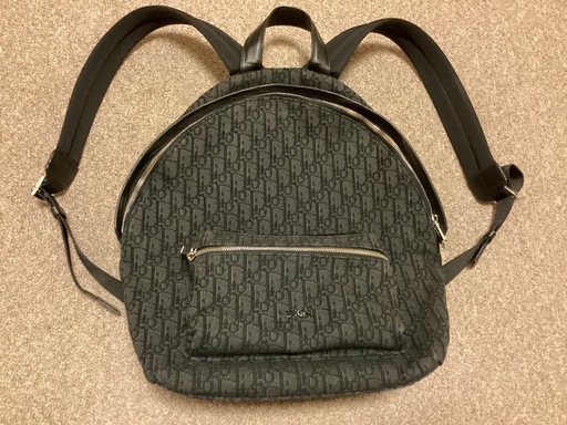 Christian Dior ライダーバックパック オブリーク ジャカード ブラック Made in Italy