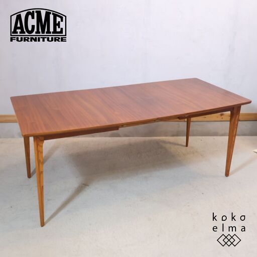 ACME FURNITURE(アクメファニチャー)のBROOKS(ブルックス)ダイニングテーブルです。ヴィンテージテイストのエクステン