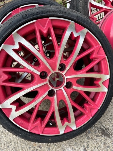 片付けの為 15インチ 和道桜ホイール