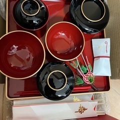 お食い初め食器　女の子の画像