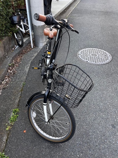 【走行良好】フォルクスワーゲン 折りたたみ自転車 20インチ 6段変速（譲渡証明書あり）