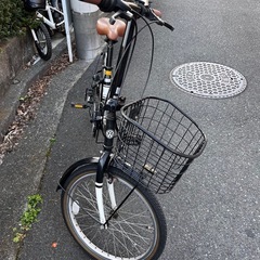 【走行良好】フォルクスワーゲン 折りたたみ自転車 20インチ 6段変速（譲渡証明書あり）の画像