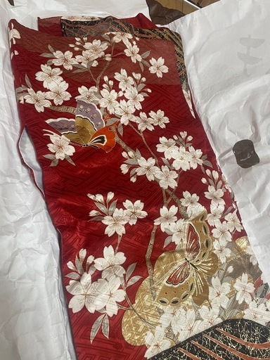 振袖　古典柄　ふくよかさん向け①