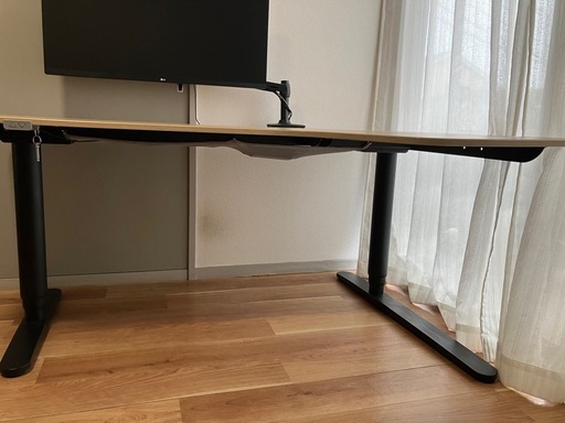 BEKANT L字デスク 電動自動昇降