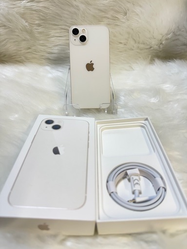 iphone 13 256GBホワイト 国内版 SIMフリー バッテリー100%