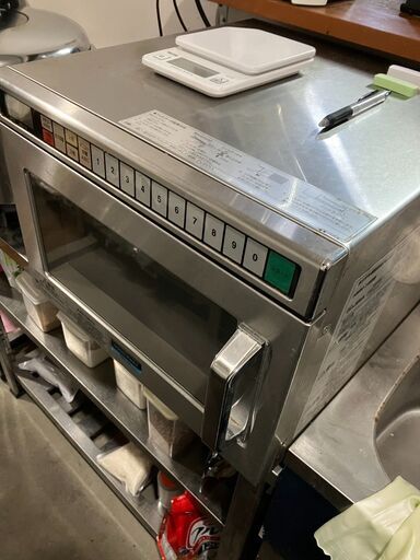 【動作良好・1800W】ホシザキ 業務用電子レンジ HMN-18B【単相200V】