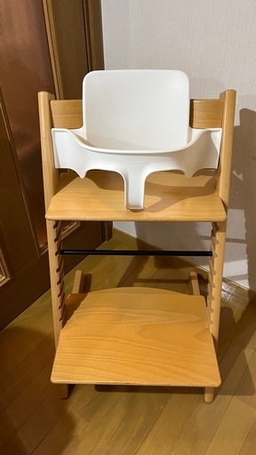 STOKKE TRIPP TRAPP ナチュラル ホワイト　ベビーチェア
