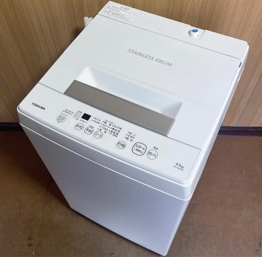 古河市料無料★3か月保障★東芝★4.5kg★2020年★AW-45M7★S155