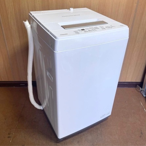 古河市料無料☆3か月保障☆東芝☆4.5kg☆2020年☆AW-45M7☆S155 (あき 