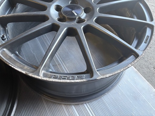 ENKEI PF03 軽量 鍛造 18×7J 5H100PCD+48 4本 キズあり プリウスウィッシュシエンタレガシーなどに 引き取り可能 札幌