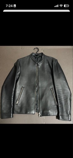 LIDNM リドム ラムレザー　ライダースジャケット M
