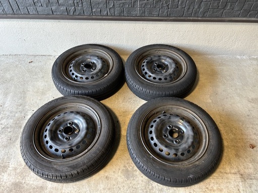 155/65R14    エナセーブEC204 2023年　スチールホイール付　NBOX
