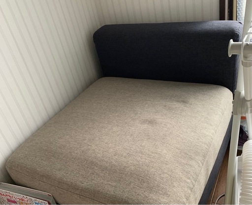 馬場家具　INTER LIVAX カウチソファ　オットマン付き