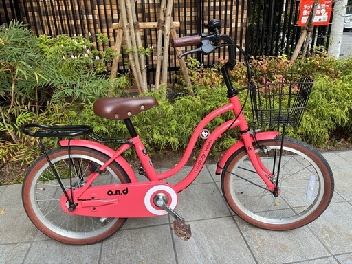 子ども自転車　18インチ　ピンク