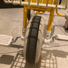 無印　三輪車黄色　使用感ありの画像